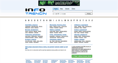 Desktop Screenshot of info-trencin.sk